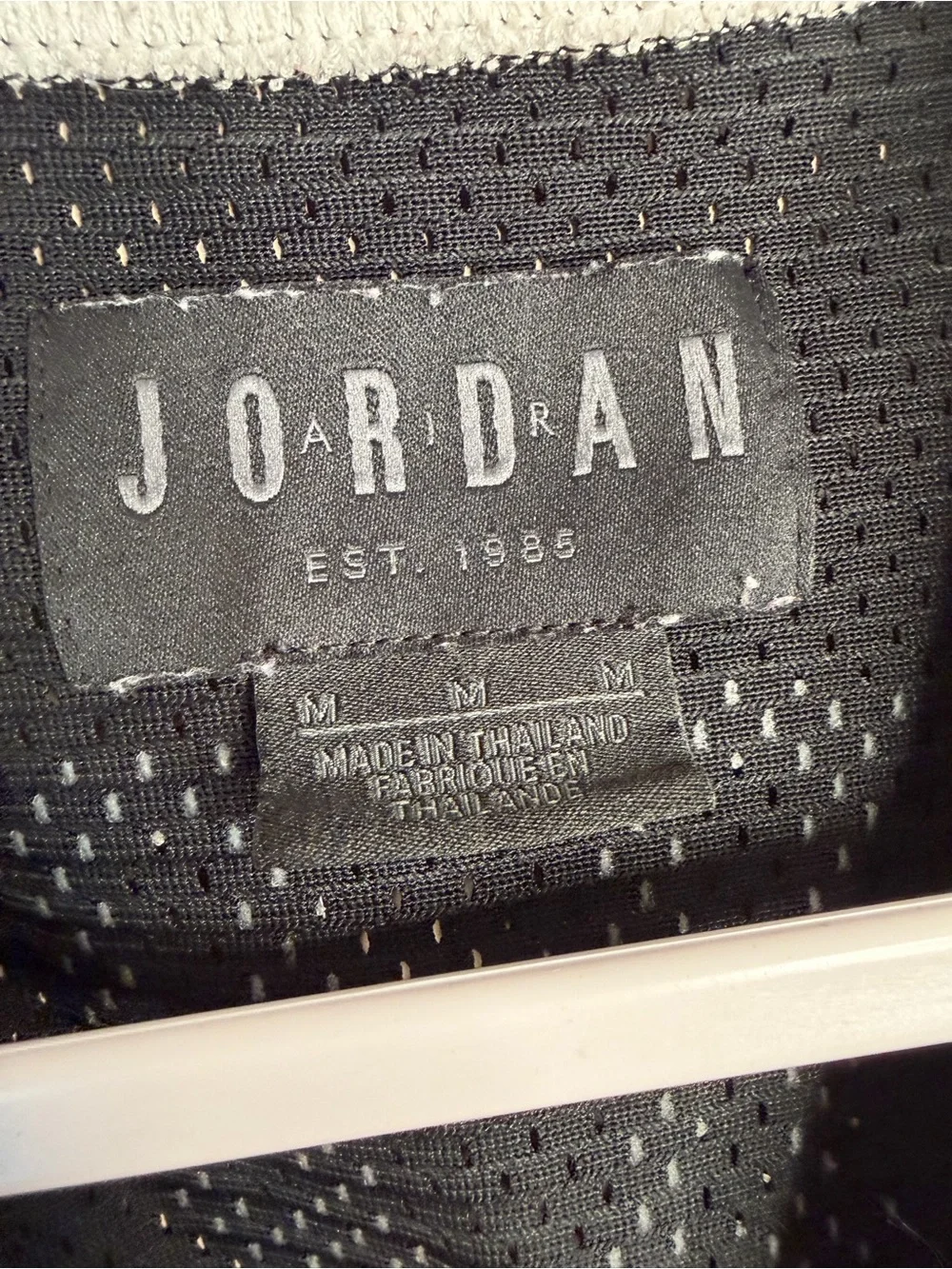 Jordan Nike Air Mesh Jumpman Basketball Jersey Tank Black Men’s AR0026-010 M A8